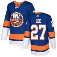 Adidas New York Islanders #27 Anders Lee Royal Blue Home Authentic Stitched NHL Jersey