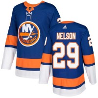Adidas New York Islanders #29 Brock Nelson Royal Blue Home Authentic Stitched NHL Jersey