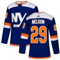 Adidas New York Islanders #29 Brock Nelson Blue Alternate Authentic Stitched NHL Jersey