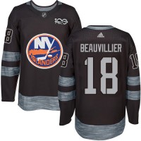 Adidas New York Islanders #18 Anthony Beauvillier Black 1917-2017 100th Anniversary Stitched NHL Jersey