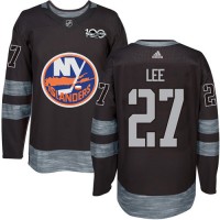 Adidas New York Islanders #27 Anders Lee Black 1917-2017 100th Anniversary Stitched NHL Jersey