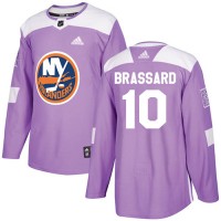 Adidas New York Islanders #10 Derek Brassard Purple Authentic Fights Cancer Stitched NHL Jersey