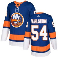 Adidas New York Islanders #54 Oliver Wahlstrom Royal Blue Home Authentic Stitched NHL Jersey