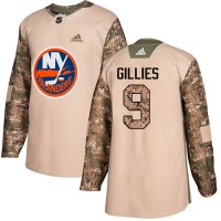 Adidas New York Islanders #9 Clark Gillies Camo Authentic 2017 Veterans Day Stitched NHL Jersey