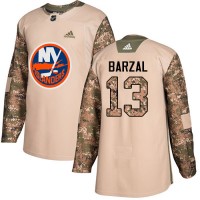 Adidas New York Islanders #13 Mathew Barzal Camo Authentic 2017 Veterans Day Stitched NHL Jersey