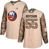 Adidas New York Islanders #55 Johnny Boychuk Camo Authentic 2017 Veterans Day Stitched NHL Jersey