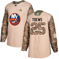 Adidas New York Islanders #25 Devon Toews Camo Authentic 2017 Veterans Day Stitched NHL Jersey