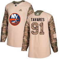 Adidas New York Islanders #91 John Tavares Camo Authentic 2017 Veterans Day Stitched NHL Jersey