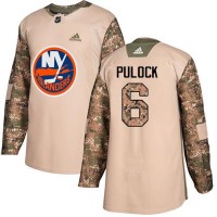 Adidas New York Islanders #6 Ryan Pulock Camo Authentic 2017 Veterans Day Stitched NHL Jersey