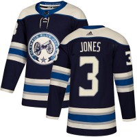 Adidas Blue Columbus Blue Jackets #3 Seth Jones Navy Alternate Authentic Stitched NHL Jersey