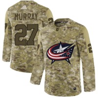 Adidas Blue Columbus Blue Jackets #27 Ryan Murray Camo Authentic Stitched NHL Jersey