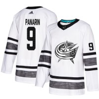 Adidas Blue Columbus Blue Jackets #9 Artemi Panarin White 2019 All-Star Game Parley Authentic Stitched NHL Jersey