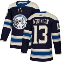 Adidas Blue Columbus Blue Jackets #13 Cam Atkinson Navy Alternate Authentic Stitched NHL Jersey