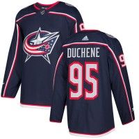 Adidas Blue Columbus Blue Jackets #95 Matt Duchene Navy Blue Home Authentic Stitched NHL Jersey