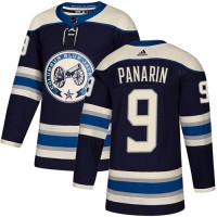 Adidas Blue Columbus Blue Jackets #9 Artemi Panarin Navy Alternate Authentic Stitched NHL Jersey