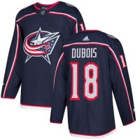 Adidas Blue Columbus Blue Jackets #18 Pierre-Luc Dubois Navy Blue Home Authentic Stitched NHL Jersey