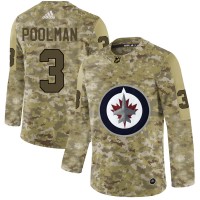 Adidas Winnipeg Jets #3 Tucker Poolman Camo Authentic Stitched NHL Jersey