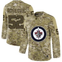 Adidas Winnipeg Jets #52 Jack Roslovic Camo Authentic Stitched NHL Jersey