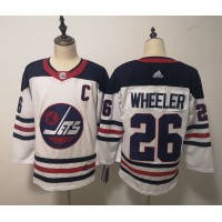 Adidas Winnipeg Jets #26 Blake Wheeler White Third Stitched NHL Jersey