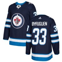 Adidas Winnipeg Jets #33 Dustin Byfuglien Navy Blue Home Authentic Stitched NHL Jersey