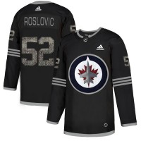 Adidas Winnipeg Jets #52 Jack Roslovic Black Authentic Classic Stitched NHL Jersey