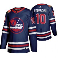 Winnipeg Winnipeg Jets #10 Dale Hawerchuk Men's 2019-20 Heritage Classic Wha Navy Stitched NHL Jersey