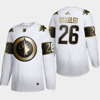 Winnipeg Winnipeg Jets #26 Blake Wheeler Men's Adidas White Golden Edition Limited Stitched NHL Jersey