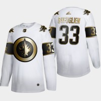 Winnipeg Winnipeg Jets #33 Dustin Byfuglien Men's Adidas White Golden Edition Limited Stitched NHL Jersey