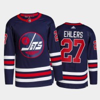 Adidas Winnipeg Jets #27 Nikolaj Ehlers Men's 2021-22 Alternate Authentic NHL Jersey - Navy
