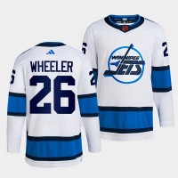 Winnipeg Winnipeg Jets #26 Blake Wheeler Men's adidas Reverse Retro 2.0 Authentic Player Jersey - White