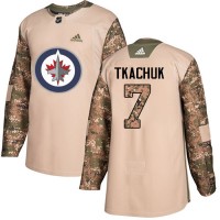 Adidas Winnipeg Jets #7 Keith Tkachuk Camo Authentic 2017 Veterans Day Stitched NHL Jersey