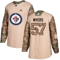 Adidas Winnipeg Jets #57 Tyler Myers Camo Authentic 2017 Veterans Day Stitched NHL Jersey