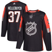 Adidas Winnipeg Jets #37 Connor Hellebuyck Black 2018 All-Star Central Division Authentic Stitched NHL Jersey