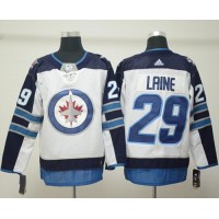 Adidas Winnipeg Jets #29 Patrik Laine White Road Authentic Stitched NHL Jersey