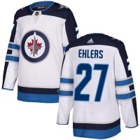 Adidas Winnipeg Jets #27 Nikolaj Ehlers White Road Authentic Stitched NHL Jersey