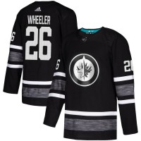 Adidas Winnipeg Jets #26 Blake Wheeler Black Authentic 2019 All-Star Stitched NHL Jersey