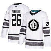 Adidas Winnipeg Jets #26 Blake Wheeler White Authentic 2019 All-Star Stitched NHL Jersey