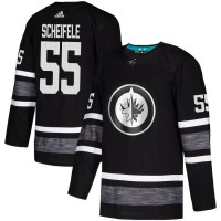 Adidas Winnipeg Jets #55 Mark Scheifele Black Authentic 2019 All-Star Stitched NHL Jersey
