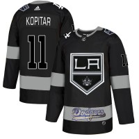 Adidas Los Angeles Kings X Dodgers #11 Anze Kopitar Black Authentic City Joint Name Stitched NHL Jersey