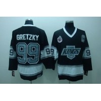 Los Angeles Kings #99 Wayne Gretzky Black CCM Throwback Stitched NHL Jersey