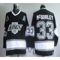 Los Angeles Kings #33 Martin McSorley Black CCM Throwback Stitched NHL Jersey