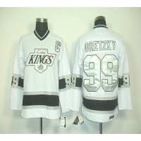 Los Angeles Kings #99 Wayne Gretzky White CCM Throwback Stitched NHL Jersey