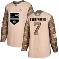 Adidas Los Angeles Kings #7 Oscar Fantenberg Camo Authentic 2017 Veterans Day Stitched NHL Jersey