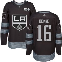 Adidas Los Angeles Kings #16 Marcel Dionne Black 1917-2017 100th Anniversary Stitched NHL Jersey