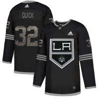 Adidas Los Angeles Kings #32 Jonathan Quick Black Authentic Classic Stitched NHL Jersey