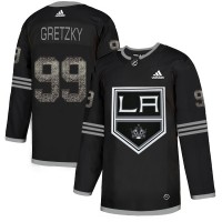 Adidas Los Angeles Kings #99 Wayne Gretzky Black Authentic Classic Stitched NHL Jersey