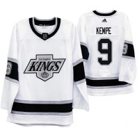 Los Angeles Los Angeles Kings #9 Adrian Kempe Men's Adidas 2019-20 Heritage White Throwback 90s NHL Jersey