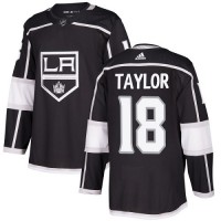 Adidas Los Angeles Kings #18 Dave Taylor Black Home Authentic Stitched NHL Jersey