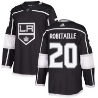 Adidas Los Angeles Kings #20 Luc Robitaille Black Home Authentic Stitched NHL Jersey