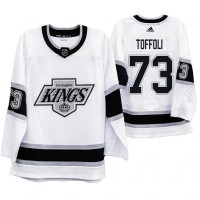 Los Angeles Los Angeles Kings #73 Tyler Toffoli Men's Adidas 2019-20 Heritage White Throwback 90s NHL Jersey